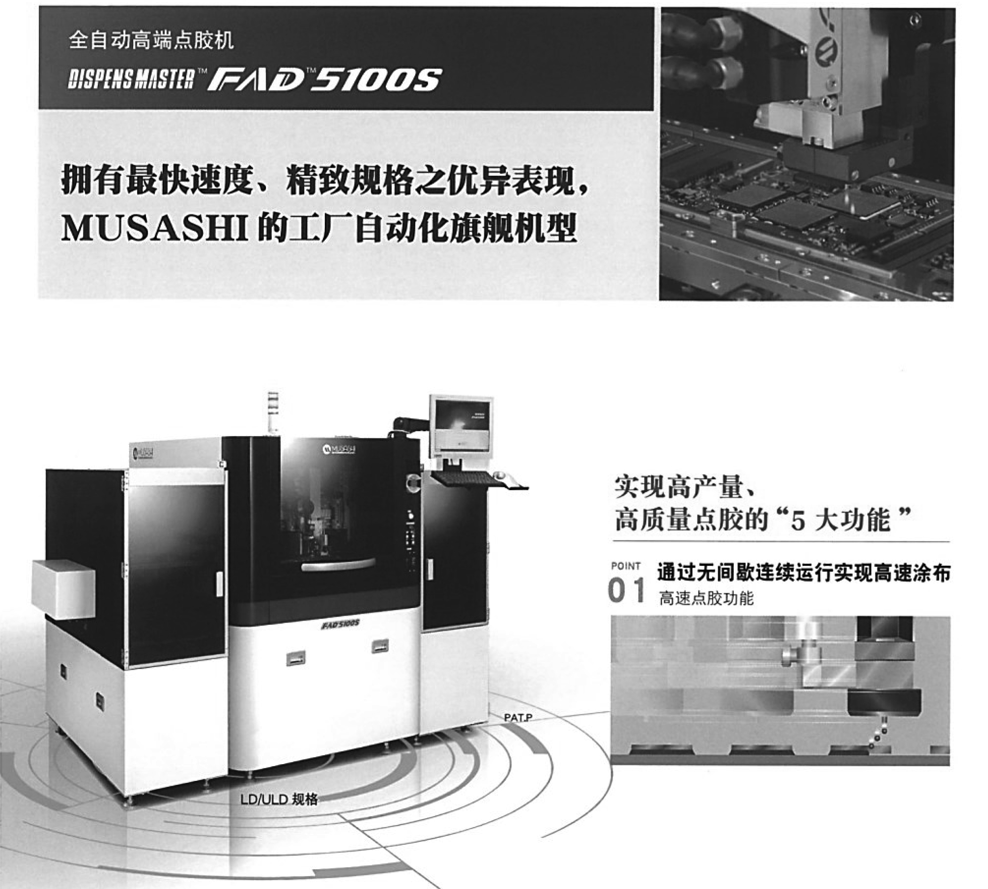 全自动高端点胶机【FAD5100S】